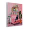 Stupell Industries Calm & Cozy Pink Interior Wall Plaque Design by Lil' Rue